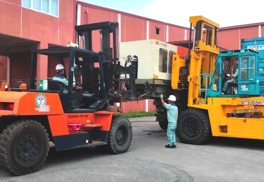 Vận chuyển, lắp đặt máy móc thiết bị
